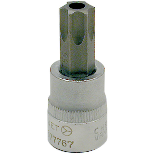 Bit Socket, Each, Torx® Tamper, Drive Size, 3/8", Tip Size, T-55, Overall Length, 2"