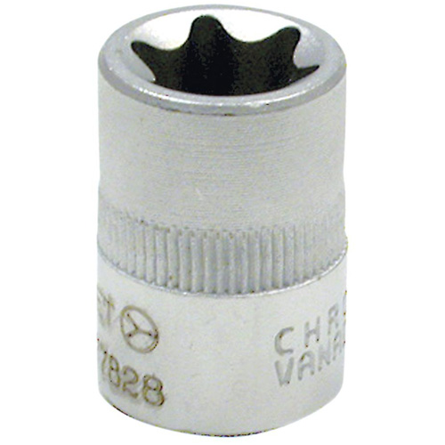 External TORX® Socket, Each, 3/8", Socket Size, E12, Type, Hand/Standard, Length, Standard