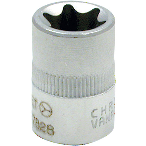 External Torx® Socket, Each, 3/8", Socket Size, E16, Type, Hand/Standard, Length, Standard