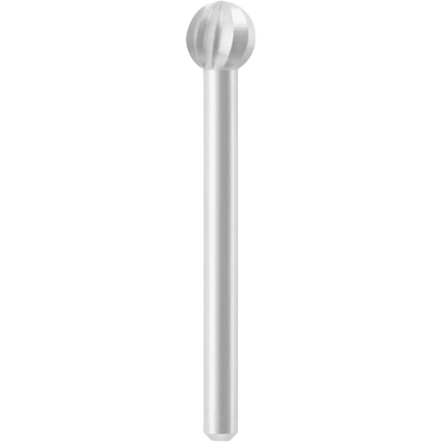 Ball Carving Bit with 1/4" Diameter, Each, 1/4" (6.4 mm), Length, 1.5", Recommended Speed