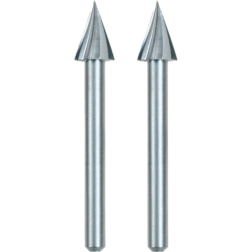 Arrow Carving Bit with 3/8" Diameter, Pack of 2, 3/8" (9.5 mm), Length, 1.5", Recommended Speed