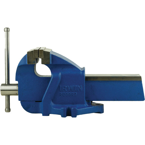 Heavy-Duty Fixed Base Bench Vise, Each, 5"