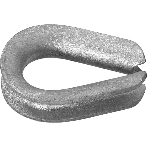 Wire Rope Thimble, Each, 0.49 lbs.