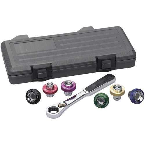 6 Point Magnetic Oil Drain Plug Metric Socket Set, Each, 7, Drive Size, 3/8", Full Lifetime, Includes, 13mm, 14mm, 15mm, 16mm, 17mm, 19mm