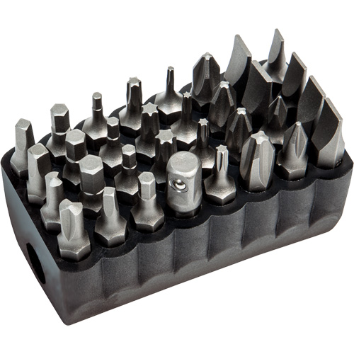 #0, #1, and #2, Square Recess Bits Included, #1, #2 and #3, TORX® Bits Included