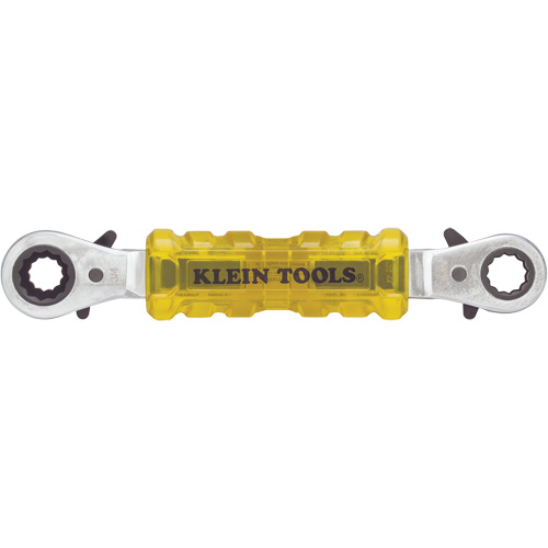 Lineman's Insulating Box Wrench, Each, 12, Length, 9-14/50", Size, 1/2''/9/16'' 5/8''/3/4'', Finish, Chrome, Handle Type