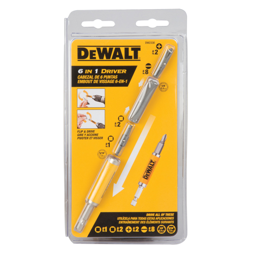 6-in-1 Screwdriver Bit Set