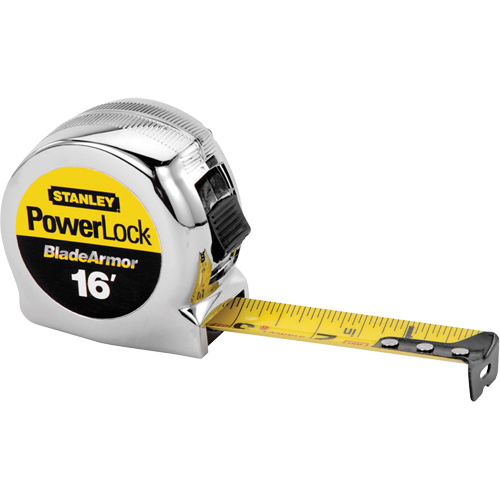 PowerLock® Tape Measure, 1" x 16', 1/16" Graduations Each