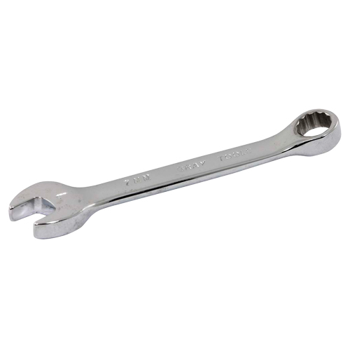 Stubby Combination Wrench, No. of Points, 12, Length, 3-1/5", Size, 7 mm, Finish