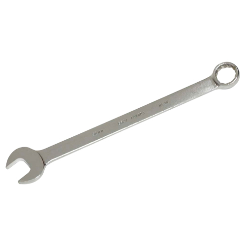 Combination Wrench, Each, 12, Length, 21", Size, 38 mm, Finish, Chrome, Handle Type, 12 Point, Weight, 3.89 lbs., Width