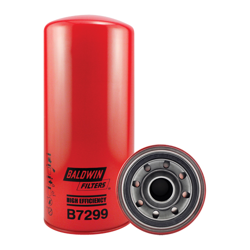 B7299 High-Efficiency Spin-On Lube Filter, Each, 12-3/32", Outside Diameter, 5-3/8"