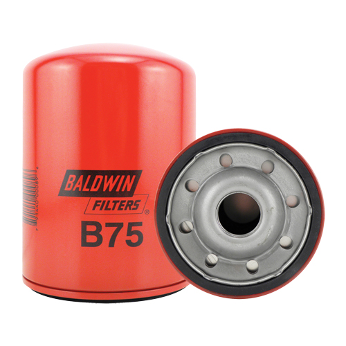 B75 Spin-On Full-Flow Lube Filter, Each, 5-27/32", Outside Diameter, 4-1/4"