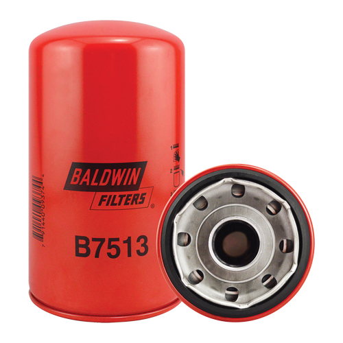 B7513 Spin-On Lube Filter, Each, 8-3/32", Outside Diameter, 4-21/32"