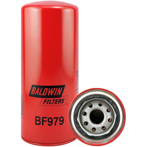 BF979 Primary Spin-On Fuel Filter, Each, 8-23/32", Outside Diameter, 3-11/16"