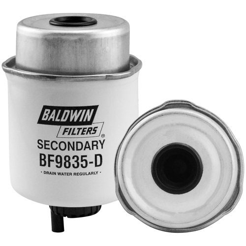 BF9835-D Secondary Fuel Element with Drain, Each, 5-9/32", Outside Diameter, 3-3/16"