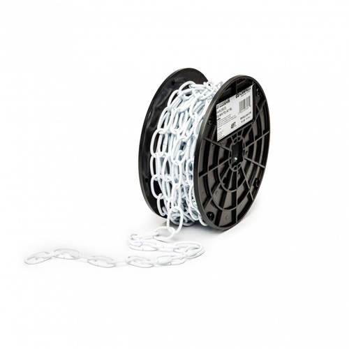 Decorator Chain, Roll, 35 lbs. (0.0175 tons), Chain Length, 40' (12.2 m), Chain Grade, Not Graded, Trade Size, #10, Material, Reel, Colour, White