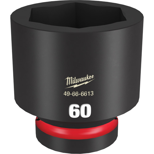 Shockwave™ Impact Duty™ Standard Socket, Drive Size, 1", Socket Size, 60 mm, Overall Length, 3.38", No. of Points