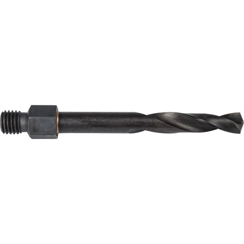 Threaded Shank Drill Bit, Material, High Speed Steel, Drill Size, #21, Decimal Drill Size, 0.1590", Overall Length