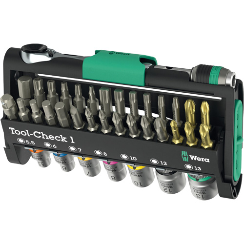 Drive Size, 1/4", Hand/Standard, Length, Standard, No. of Pieces, 38