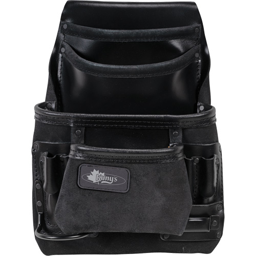 Colour, Black, Leather, No. of Pockets, 10, 10", Height, 13", Weight