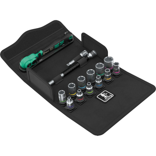Drive Size, 1/4", Hand/Standard, Length, Standard, No. of Pieces, 15, 80, Return Angle, 4.5°