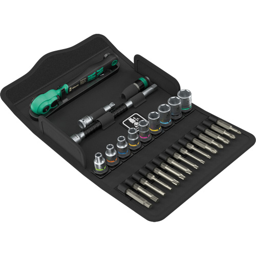 Drive Size, 1/4", Hand/Standard, Length, Standard, No. of Pieces, 28, 80, Return Angle, 4.5°