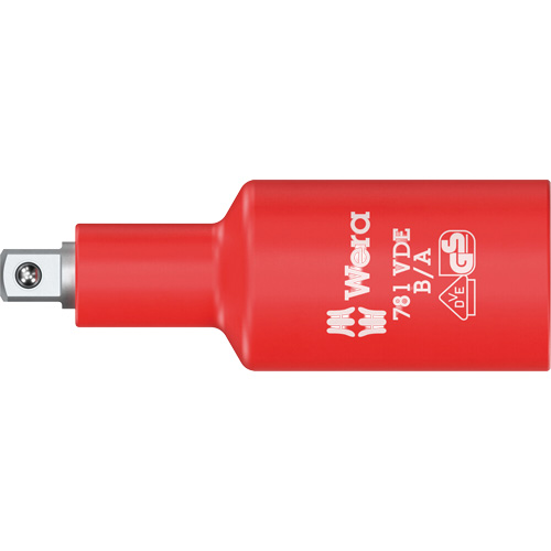 Drive Size (Female), 3/8", 1/4", Overall Length, 2.59", Lock Type, Ball, Type, Hand/Standard