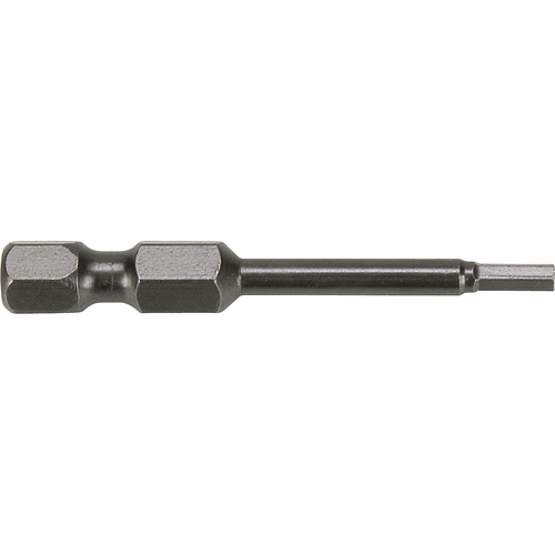 1/4" Sae Hex Power Bits, Each, Hex, Drive Size, 1/4", Tip Size, 1/16", Overall Length, 1-15/16"
