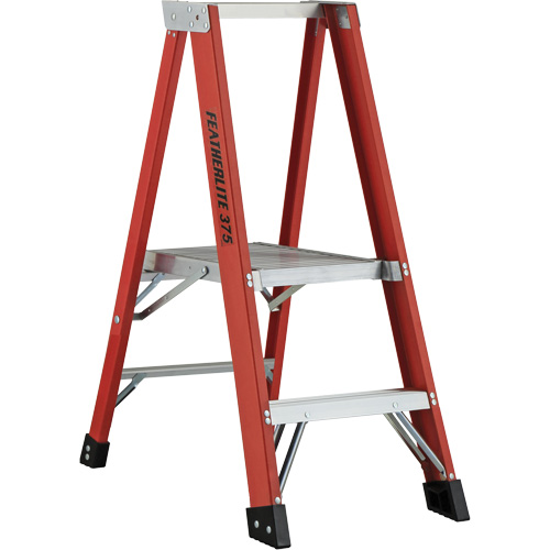 Industrial Extra Heavy-Duty Platform Stepladder (6500 AA Series), Nominal Height, 5', Material, Fibreglass, Platform Height, 35", Capacity, 375 lbs., Approx. Weight, 28 lbs., Open Height, 57"