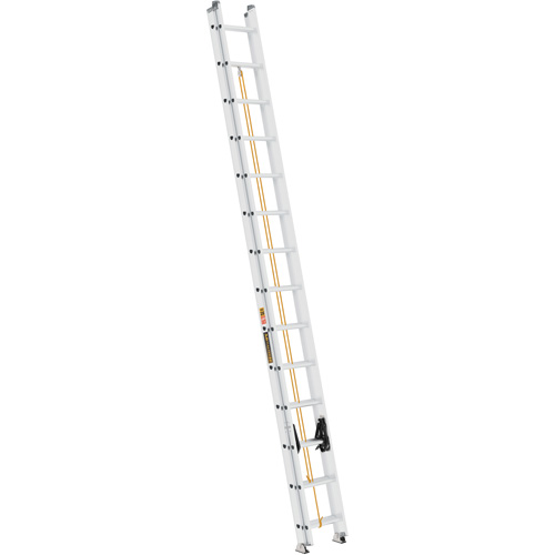 Jobsite Series™ Extension Ladder, 28', Material, Aluminum, Capacity, 225 lbs., Rung Type, D, ANSI Type, 48.8 lbs. (22.2 kg), Max. Reach, 27' 10" (8.5 m), Max. Extended Length