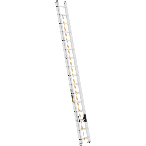 32', Material, Aluminum, Capacity, 225 lbs., Rung Type, D, ANSI Type, 55.3 lbs. (25.1 kg), Max. Reach, 31' 8" (9.7 m), Max. Extended Length