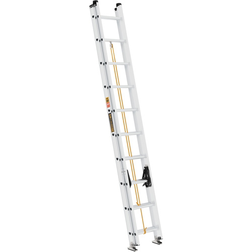 Jobsite Series™ Extension Ladder, 32', Material, Aluminum, Capacity, 225 lbs., Rung Type, D, ANSI Type, 55.3 lbs. (25.1 kg), Max. Reach, 31' 8" (9.7 m), Max. Extended Length