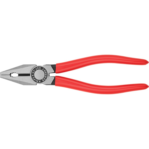 Combination Pliers, Each, 8", 3/32", Cutting Capacity - Medium Hard Wire (Nail), 5/32", Cutting Capacity - Cu and Al conductor