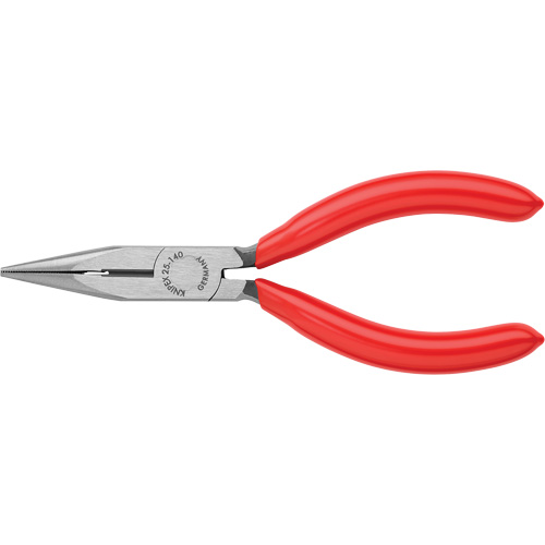 Long Nose Pliers with Cutter, Each, 5-1/2", 1/16", Cutting Capacity - Medium Hard Wire (Nail), 3/32", Jaw Length