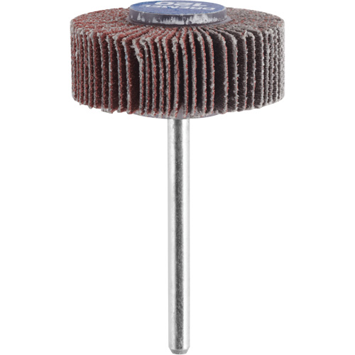 3/8" Flapwheel Sanding Bit - 120 Grit, Each, 3/8" (9.5 mm), Length, 2.75", Recommended Speeds