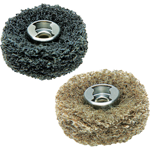 2-Piece EZ Lock™ Finishing Abrasive Buffs, Each, 15/16" (23.8 mm), Max. Operating RPM, 15000 RPM, Length