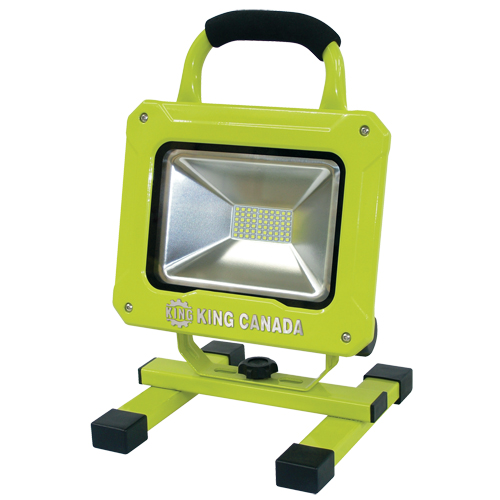 Work Light, LED, 20 W, 2200 Lumens, Plastic Housing