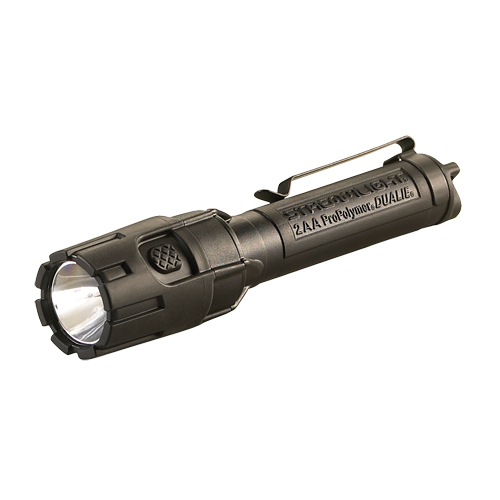 Dualie® Compact Hand-Held Flashlight, LED, 175 Lumens, AA Batteries Each