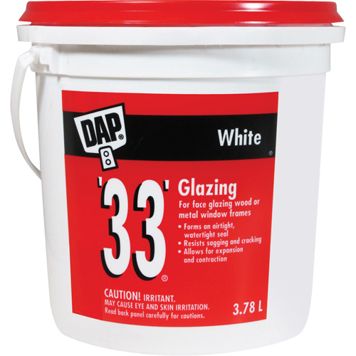 DAP® 33® Glazing Compound, Format, 3.78 L