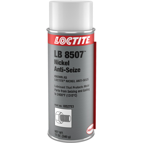 Nickel Anti-Seize Lubricant, Format, 12 oz., Container Type, Aerosol Can, Max. Effective Temperature, 2399°F (1315°C)