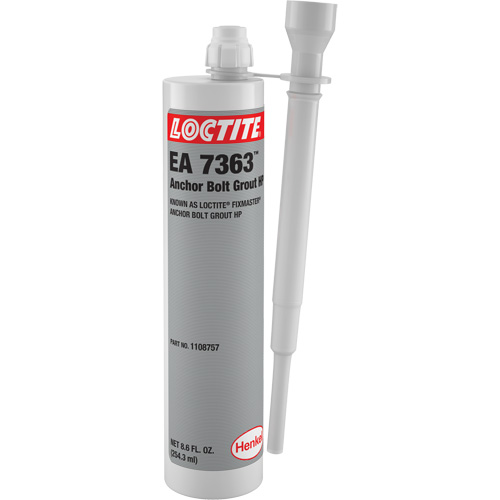 EA 7363 Fixmaster® Anchor Bolt Grout HP, Container Type, Cartridge, Container Size, 8.6 oz.