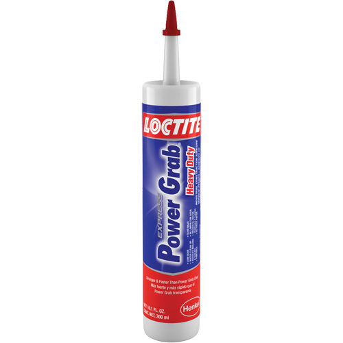 Loctite® Express Power Grab® Heavy-Duty Construction Adhesive, Format, 300 ml, Container Type, Cartridge, Colour, Clear, Application Time, 20 min.