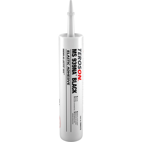 TEROSON® 939 Sealant, Format, 290 ml, Colour, Black, Container Type, Cartridge, Full Cure Temperature, 24 hr., Tensile Strength, 435.11 psi