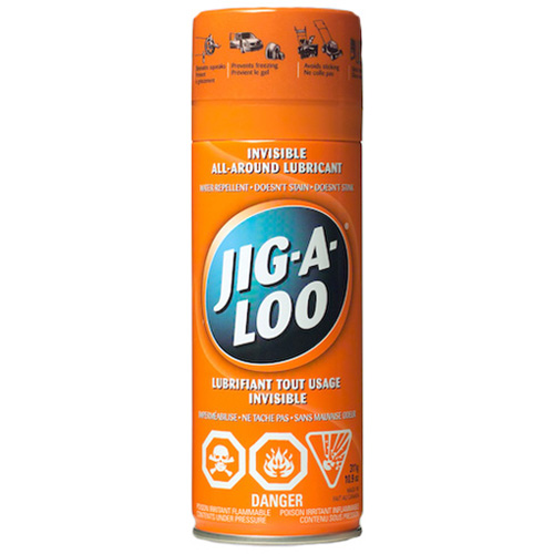 Jig-A-Loo Spray Lubricant, Format, 311 g, Container Type, Aerosol Can, Colour, Clear