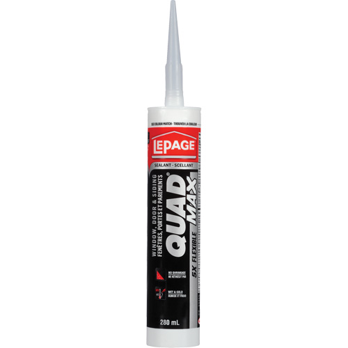 Quad® Max Siding & Window Sealant, Format, 280 ml, Colour, Brown, Container Type, Tube, Colour Shade, Dark Brown