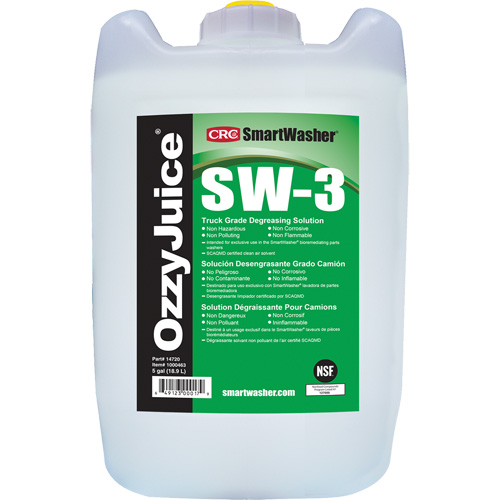 SmartWasher® OzzyJuice® Truck Grade Degreasing Solution, Format, 5 gal., Container Type, Jug