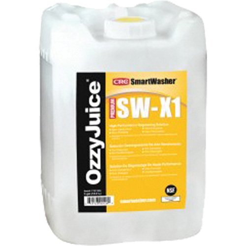 SmartWasher® OzzyJuice® SW-X1 HP Degreasing Solution, Format, 55 Gal., Container Type, Drum, For Use With, SmartWasher® Bioremediating Parts Washing System, Base Type, Water Based