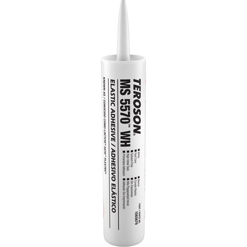 Teroson® MS 5570™ Adhesive, Format, 300 ml, Colour, White, Container Type, Cartridge, Elongation at Break, 230%, Physical Form, Paste