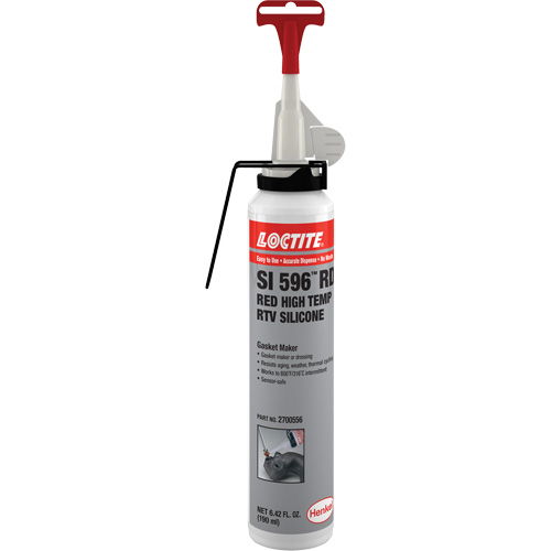 Superflex™ High Temp RTV Silicone Adhesive Sealant, Format, 190 ml, Colour, Red, Container Type, Aerosol Can