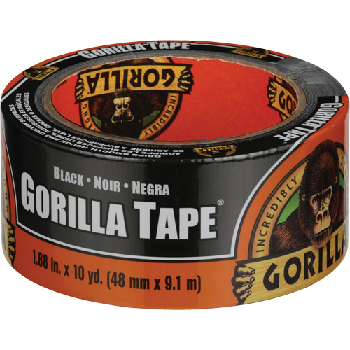 Duct Tape, Width, 48 mm (2"), Length, 9.14 m (30'), Thickness, 17 mils, Colour, Black